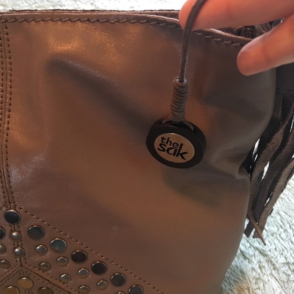 Sak leather bucket bag
